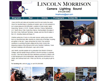 Tablet Screenshot of lincolnmorrison.com